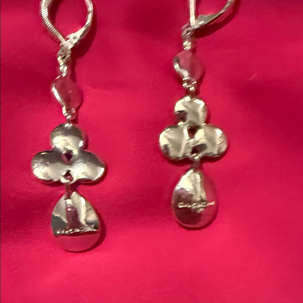 Givenchy Silver Drop Earrings - Picture 3 of 7